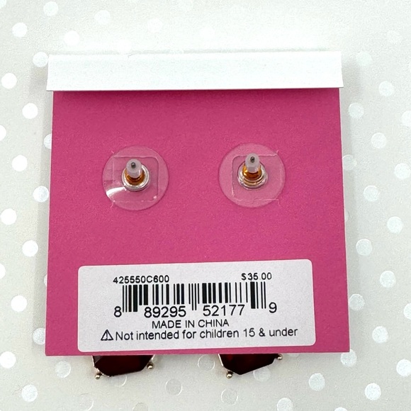 Betsey Johnson ‘Ice Queen’ HoHoHo Necklace & Snowflake/Red Earrings NWT! - Picture 10 of 10